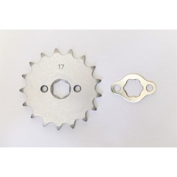 クリッピングポイント製 ドライブスプロケット17T 適合：エイプ50TypeD