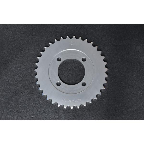 クリッピングポイント製 ジュラルミンドリブンスプロケット(アルマイトシルバー)35T 適合：6V C...
