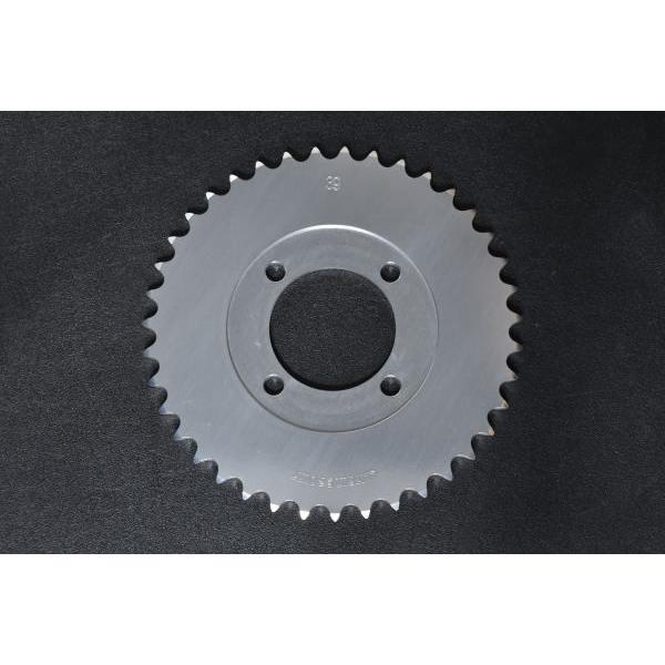 クリッピングポイント製 ジュラルミンドリブンスプロケット(アルマイトシルバー)39T 適合：12V ...