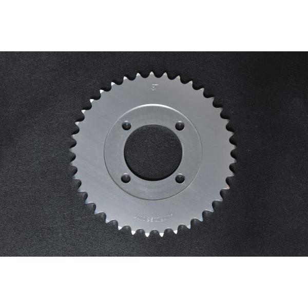 クリッピングポイント製 ジュラルミンドリブンスプロケット(アルマイトシルバー)37T 適合：ベンリィ...