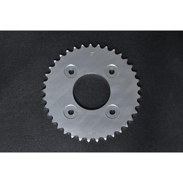 クリッピングポイント製 ジュラルミンドリブンスプロケット(アルマイトシルバー)37T 適合：スーパー...