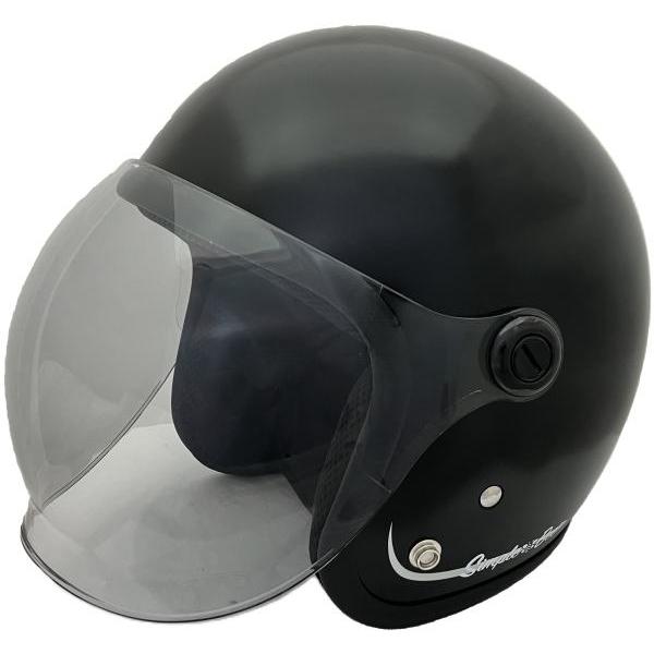 SUNUP製 ジェットヘルメットSIMPLE-BEE FLAT BLACK フリーサイズ(57-60...