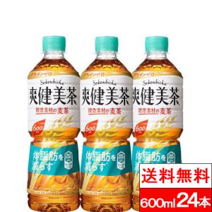 コカコーラ 爽健美茶 健康素材の麦茶 600ml PET×24本 全国 送料無料 ギフト バレンタイ...