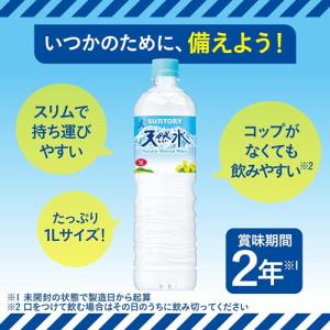 送料無料 サントリー 天然水 1L 12本×2...の詳細画像2