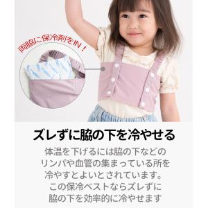 熱冷ましベスト ベビー 冷却 保冷ベスト 保冷...の詳細画像3