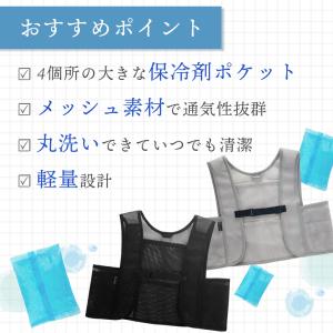 保冷ベスト 冷感ベスト クールベスト 保冷剤 ...の詳細画像3