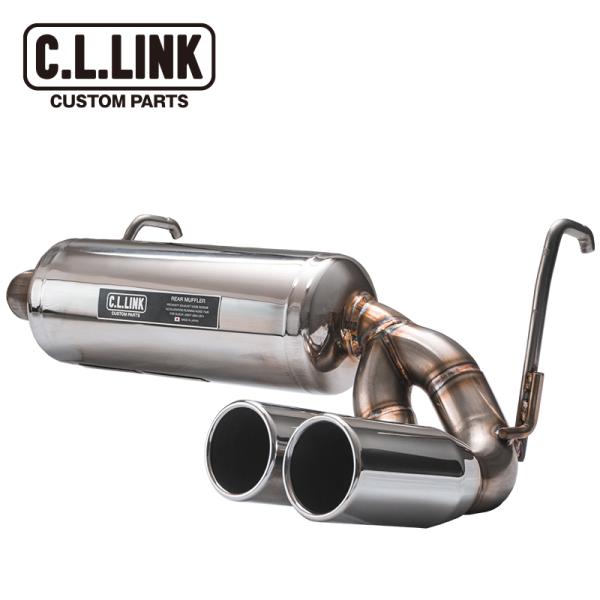 シーエルリンク リアマフラー タイプ2 ダブル出し ステンレス ジムニー JB64 ジムニーシエラ ...
