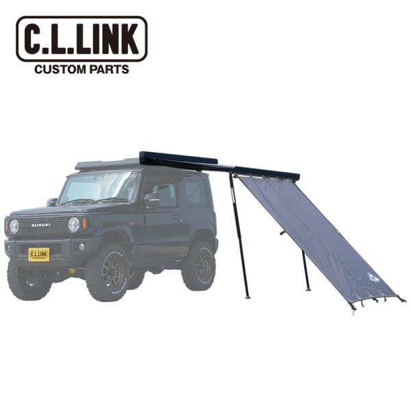 セミオートオーニング 汎用(スクエアルーフラック用) フルセット 1台分 ジムニー JB64 JB7...