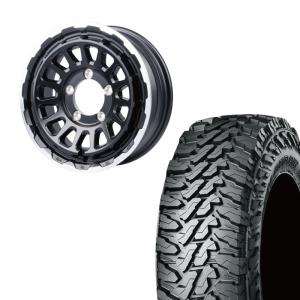 DUELER 185/85R16 BRIDGESTONE M/T 674 BL(ブラックレター)&UNIONRIM