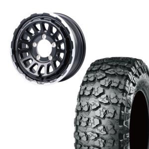 GEOLANDAR 7.00R16 YOKOHAMA M/T G003 BL(ブラックレター)&UNIONRIM HR