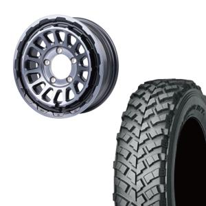 GEOLANDAR 7.00R16 YOKOHAMA M/T G003 BL(ブラックレター)&UNIONRIM HR