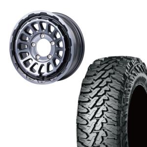 GEOLANDAR 7.00R16 YOKOHAMA M/T G003 BL(ブラックレター)&UNIONRIM HR