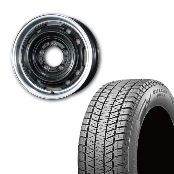 175/80R16 BRIDGESTONE BLIZZAK DM-V3&amp;UNIONRIM TX 16...