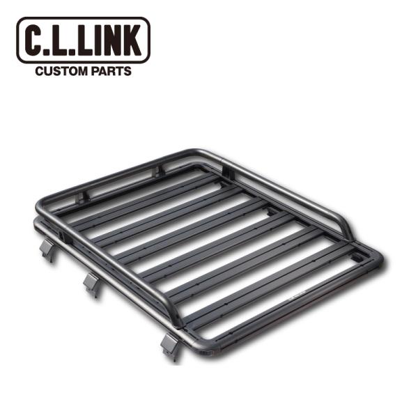 シーエルリンク バリアブルルーフラック J-Mサイズ ハーフアラウンド仕様 キャリア カーゴ ブラッ...