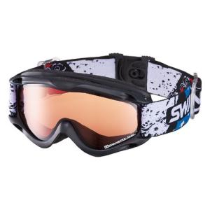 【子供用 ゴーグル】12-13 SWANS スワンズスキーゴーグル CHAMBO-PDH/MBK【071】マットブラック【ゴーグル ジュニア】