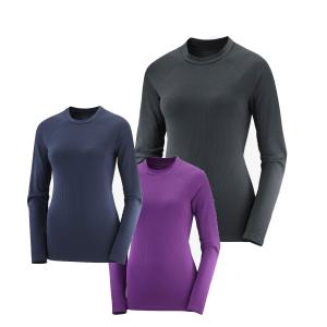 SALOMON サロモン スキーウェア レディース 2023 SNTIAL WARM LS TOP W Tシャツ/ ウィメンズ｜clmart