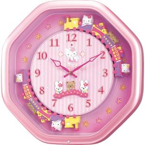 からくり時計　名入れ　ハローキティ　 Hello Kitty　　4MH766MB13　 シチズン時計｜clock-shop-cecicela