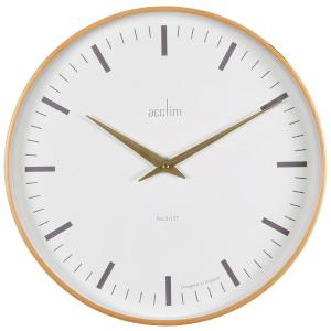 acctim  掛け時計 BONDE XL Wall Clock AC25001 LIGHT WOOD モダン イギリス【送料無料】｜clock-shop-cecicela