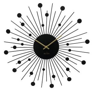 acctim  掛け時計 BRIELLE Wall Clock AC29643  MATT BLACK モダン イギリス【送料無料】｜clock-shop-cecicela