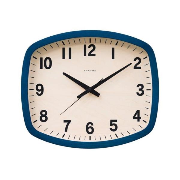 シャンブル電波掛け時計　R-SQUARE CLOCK 壁掛け時計 　CHAMBRE　 CH-028N...