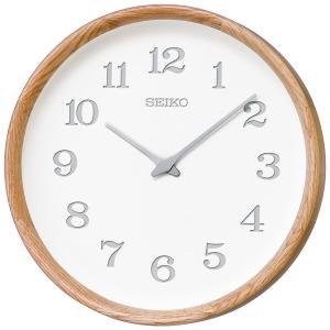 SEIKO（セイコー） ぬくもり 電波 掛時計 クロック 木枠 nu・ku・mo