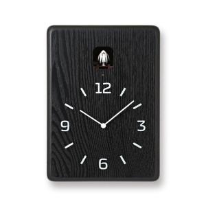 鳩時計　はと時計 レムノス　カッコー掛け時計 　cucu LC10-16BK　ブラック｜clock-shop-cecicela