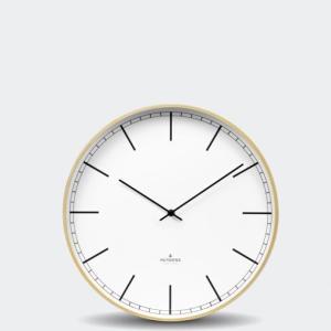 HUYGENS CLOCK オランダ　INDEX掛け時計 35cm Wood Wall Clock WOOD-INDWX35 【送料無料】｜clock-shop-cecicela