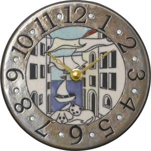 アントニオ・ザッカレラ陶器　置き掛け兼用時計　ZC904-004｜clock-shop-cecicela