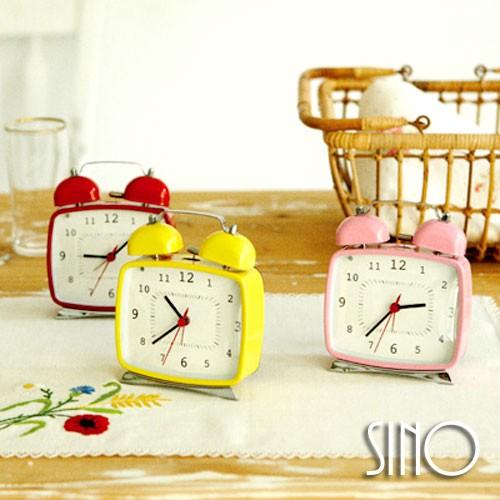 置き時計 SINO シノ インターフォルム Interform 目覚まし時計 アラーム 一人暮らし ...