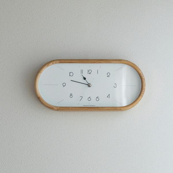 掛け時計 Curva クルヴァ ウォールクロック インターフォルム シンプル おしゃれ モダン プレ...