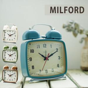 目覚まし時計 ミルフォード MILFORD CL-7998 インターフォルム interform アラーム 一人暮らし 置き時計 おしゃれ 敬老の日｜clock