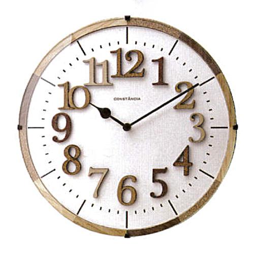 掛け時計 ティール 電波時計 木 コルク 木製 ナチュラル ウォールクロック 見やすい リビング お...