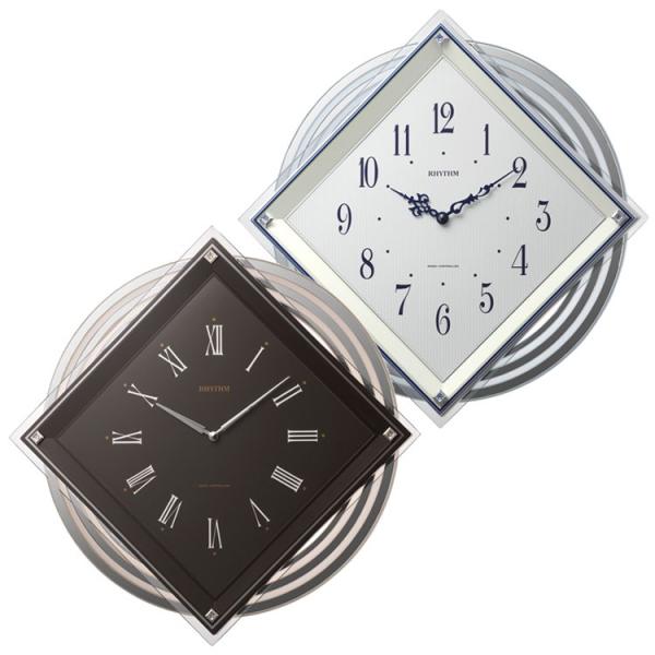 電波振り子時計 掛け時計 おしゃれ 電波時計 振り子 ホワイト ブラウン 白 茶色 かわいい リビン...