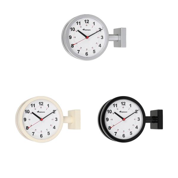 壁掛け時計 掛け時計 両面時計 オシャレ アナログ インテリア シンプル おしゃれ かわいい 北欧 ...