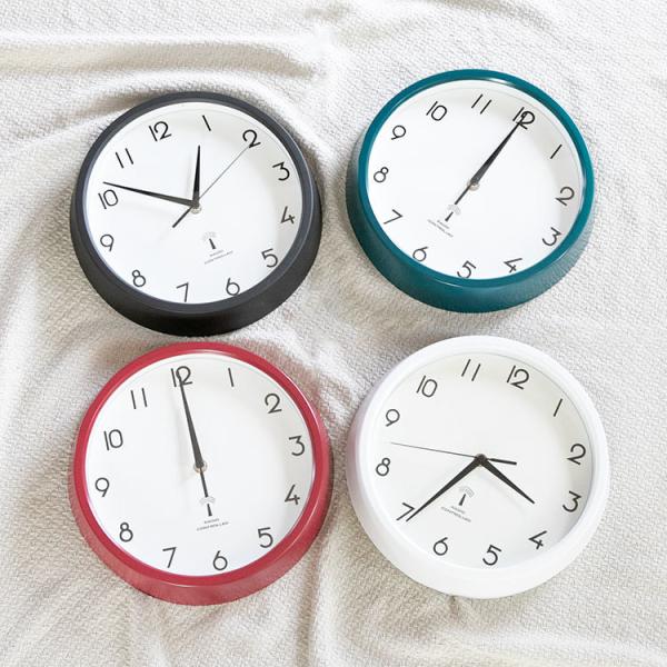 壁掛け時計 掛け時計 電波 27cm アナログ スイープムーブメント インテリア時計 おしゃれ シン...