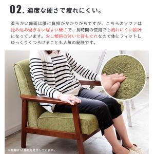 ソファー ソファ 2人掛け レトロ アンティー...の詳細画像4