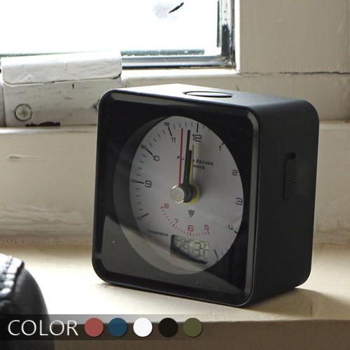 目覚まし時計 電波時計 プレージョ 置き時計 アラーム 一人暮らし 雑貨 カレンダー 温度計 気象計...