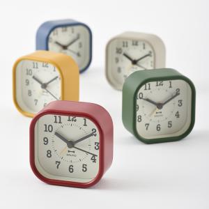 置き時計 目覚まし時計 コンパクト アラーム 子供部屋 インテリア オシャレ かわいい 北欧 おしゃれ ブルーノ BRUNO スクエアリトルクロック クリスマスの商品画像