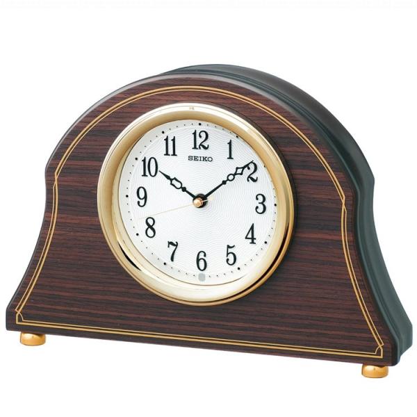電波時計 置き時計 セイコー SEIKO BZ234B 置時計 卓上 モダン 昭和レトロ シンプル ...