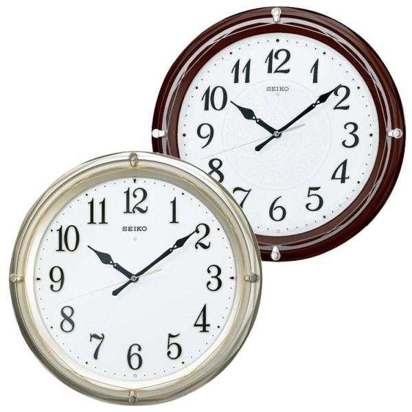 電波時計 セイコー SEIKO KX324B KX324S 壁掛け時計 おしゃれ シンプル 音がしな...