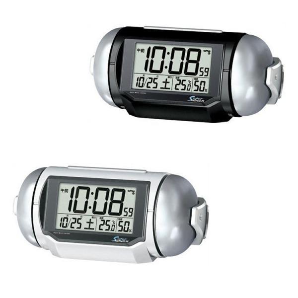 目覚まし時計 セイコー SEIKO スーパーライデン NR523K NR523W 大音量 置き時計 ...
