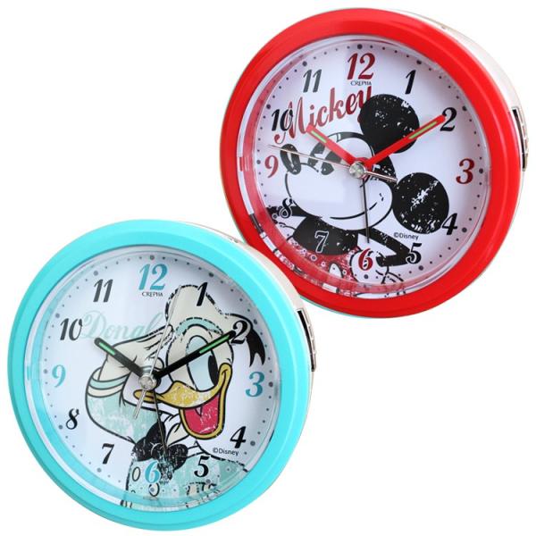 ディズニー 目覚まし時計 ミッキーマウス ドナルドダック 置き時計 置時計 おしゃれ