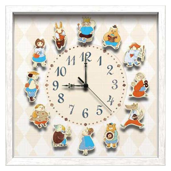 アーティストクロック 山本史 動物 アニマル デザイン 壁掛け時計 おしゃれ 音がしない 静音 連続...