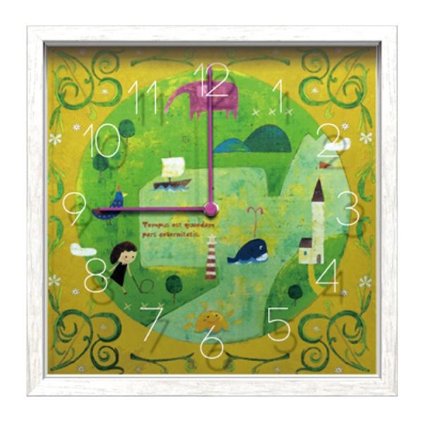 アーティストクロック 生武 眞 デザイン 壁掛け時計 おしゃれ 音がしない 静音 連続秒針 ギフト ...