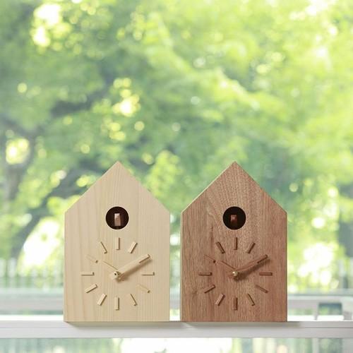 鳩時計 more trees モア トゥリーズ はと時計 掛け時計 掛時計 かけ時計 デザイン 木製...
