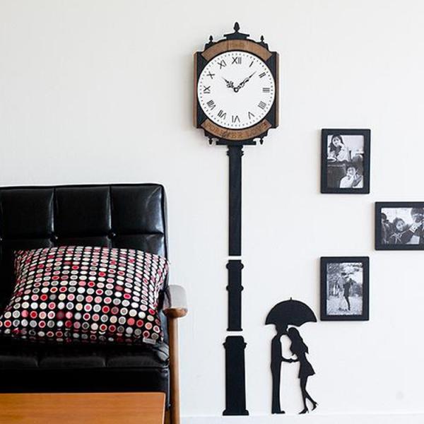 クロックタワー Clock Tower 壁掛け時計 おしゃれ 連続秒針 スイープ 静音 音がしない ...