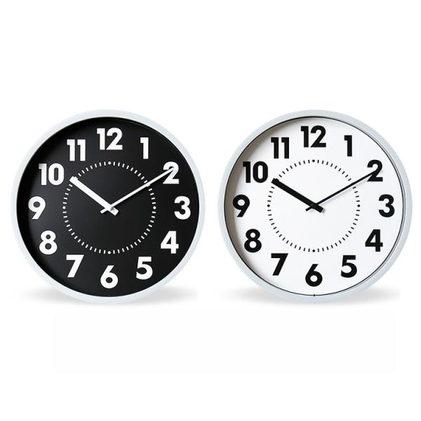 壁掛け時計 掛け時計 電波時計 アナログ 電波 ステップムーブメント 時計 モノトーン モノクロ お...
