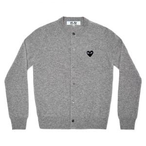 PLAY COMME des GARÇONS グレー長袖Tシャツ Sギャルソン PLAY COMME des GARÇONS: Unisex Printed T-Shirt (TOP GRAY