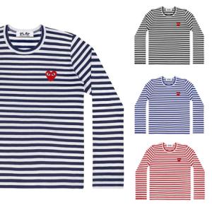 プレイ コム デ ギャルソン 長袖Tシャツ PLAY COMME des GARCONS 赤ハート ...