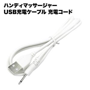 ハンディマッサージャー 充電 ケーブル usb コード 用 小型 マッサージ